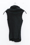 Marc Le Bihan Silk Shrink Turtleneck Top 26951 Series MLB-26951 E23-HEI Black 26951 E23
